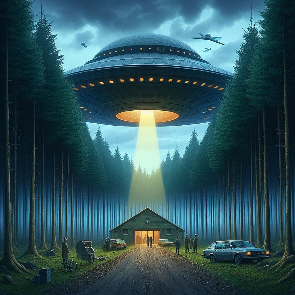 EXTRATERRESTRE de Rendlesham, ARTE REALISTA