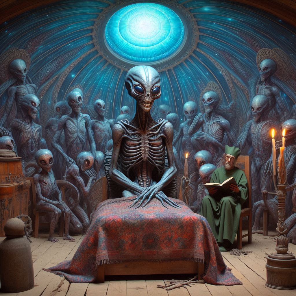 EXTRATERRESTRE de Rendlesham, ARTE REALISTA