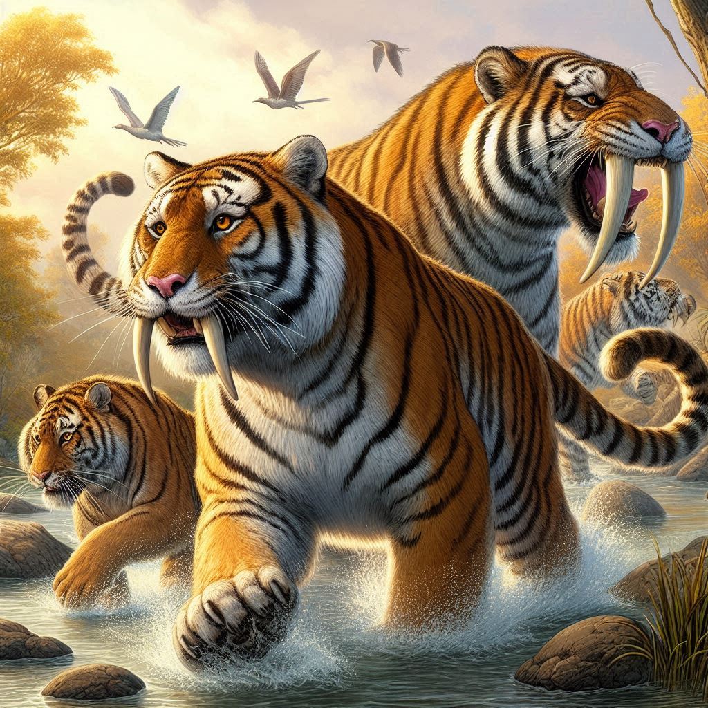 tigre dente de sabre
